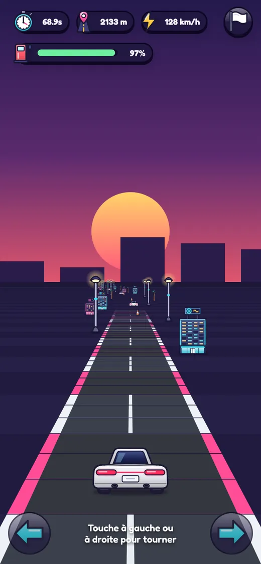 Pseudo-3D race